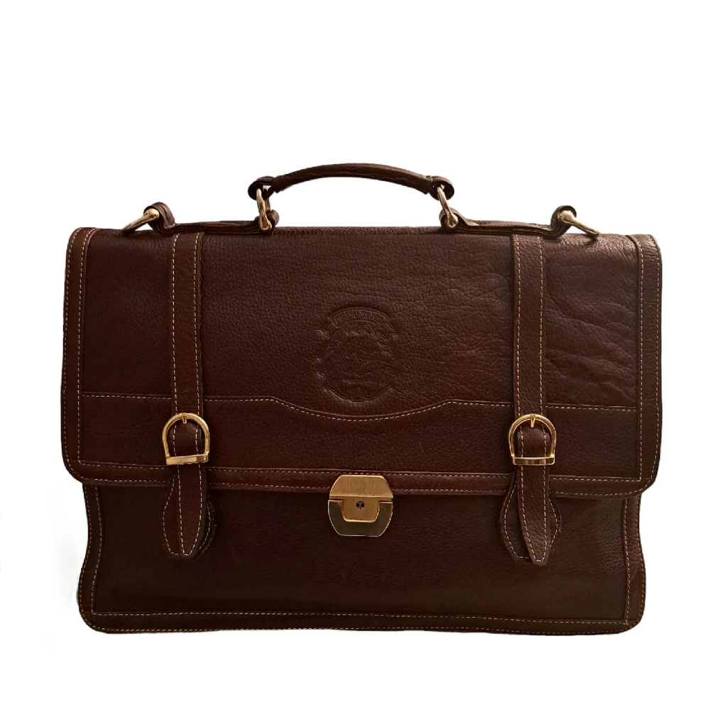 Diseno En Piel Leather Briefcase/Messenger Bag